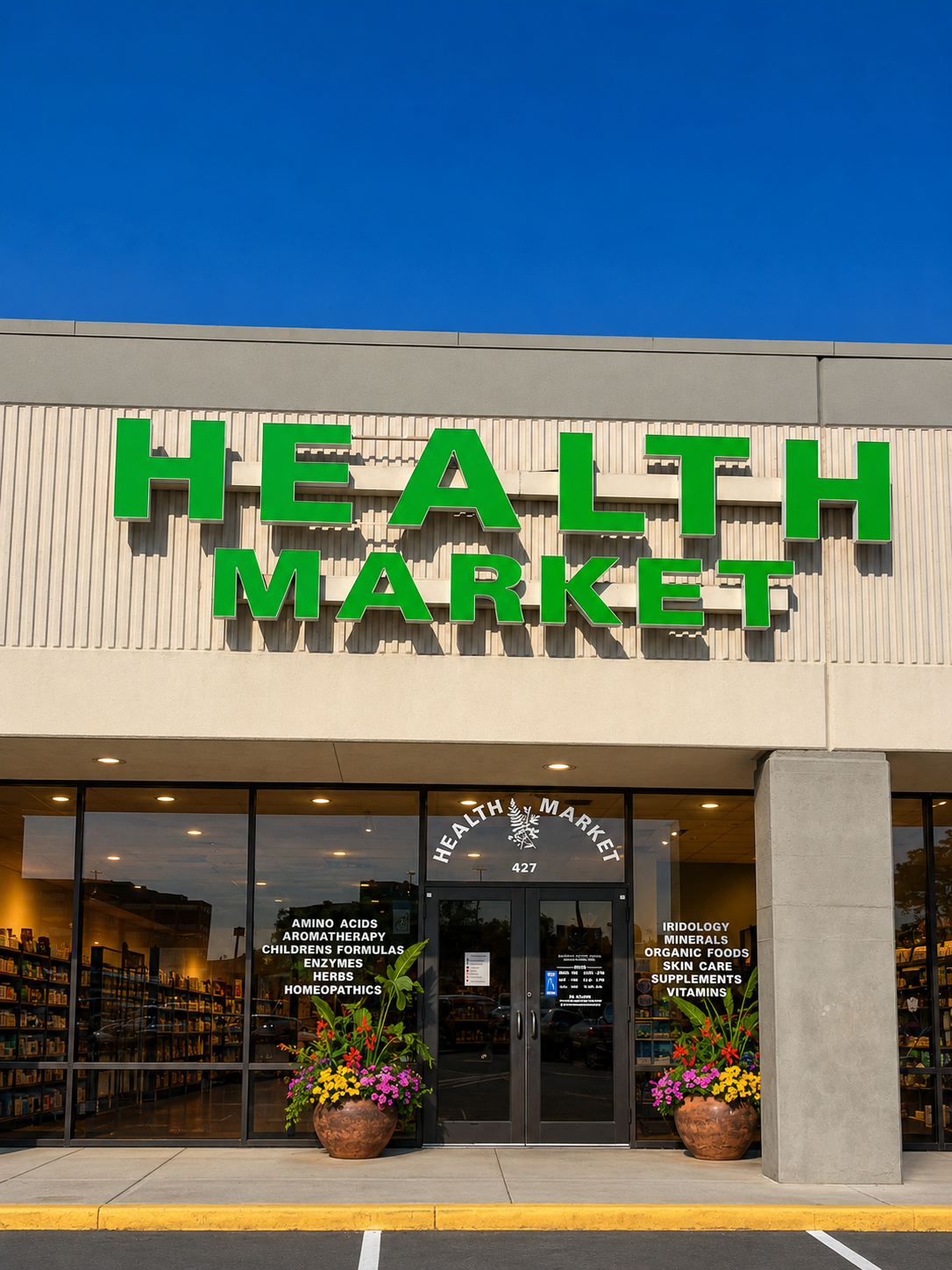 The Woodlands Health Market storefront